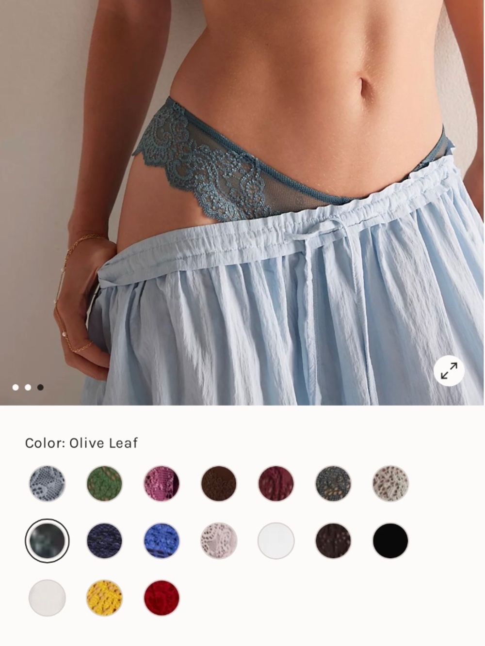 Intimately Free People So Fine Lace Brazilian Bikini Undies